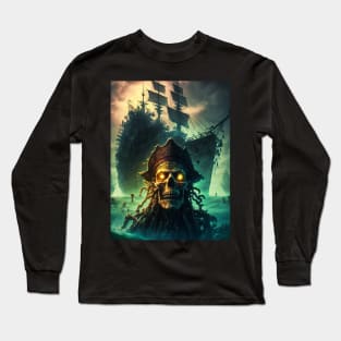 Pirate skeleton Long Sleeve T-Shirt